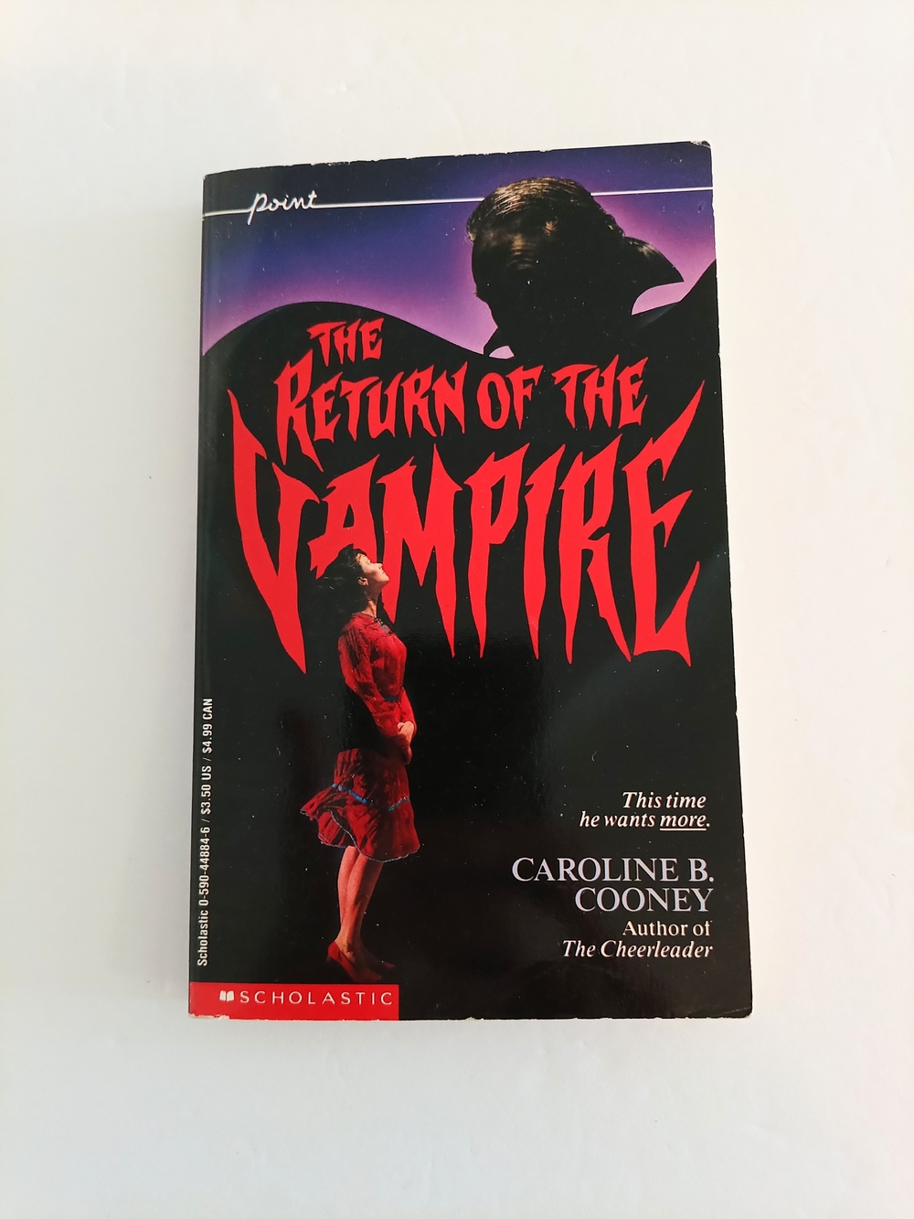 VTG 1991 Point The Return Of The Vampire Caroline B Cooney Book Point Scholastic